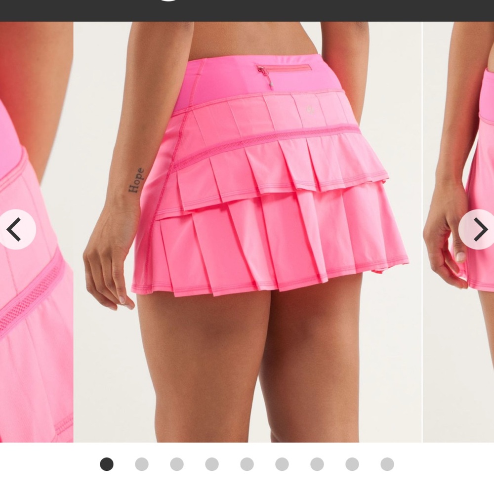 Lululemon sz 8 Tall rare Pinkelicious Pace Setter skirt barbiecore y2k vintage